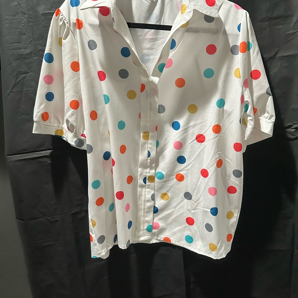 Polka Dot Women's Top